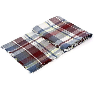 59 X 59in Women Scarf Plaid Tassel Soft Warm Blanket Scarves Womens Shawl Wraps - Zambeel