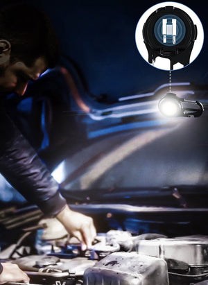 6 IN 1 Multi - functional Mini Keychain Lamp Super Bright Small Flashlight Aluminum Alloy Work Lamp - Zambeel