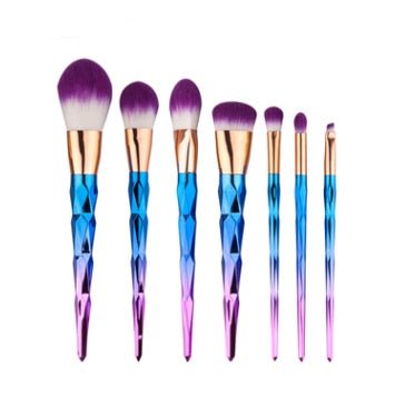 7 makeup brushes, makeup tools, diamond makeup brush foundation brush - Zambeel