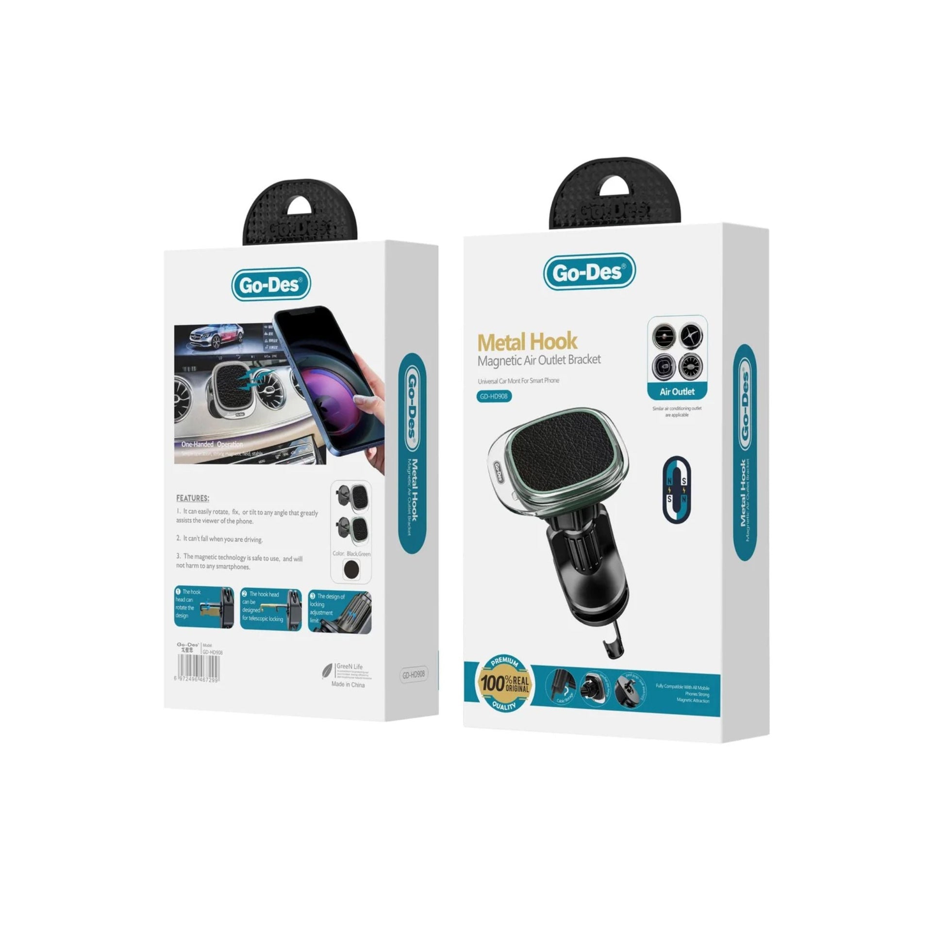 Metal Hook Magnetic Holder