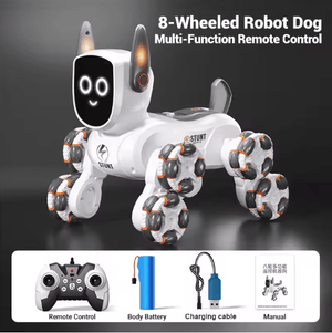 8‑Wheel Multi‑Functional RC Robot Dog - Zambeel