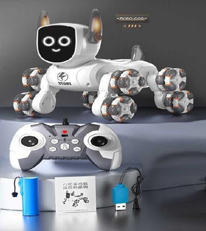 8‑Wheel Multi‑Functional RC Robot Dog - Zambeel