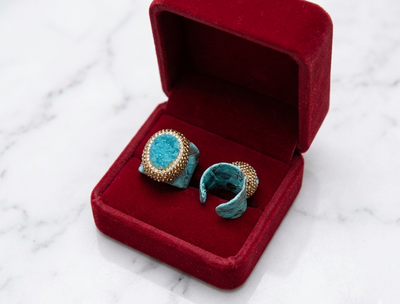 Druzy Crystal Statement Ring