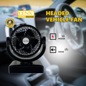 دينكس - مروحة صغيرة للسيارة ذات رأس