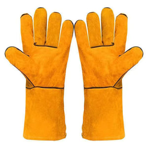 قفازات جلدية للحماية من الخدوش