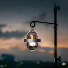 White Noise Camping Lamp