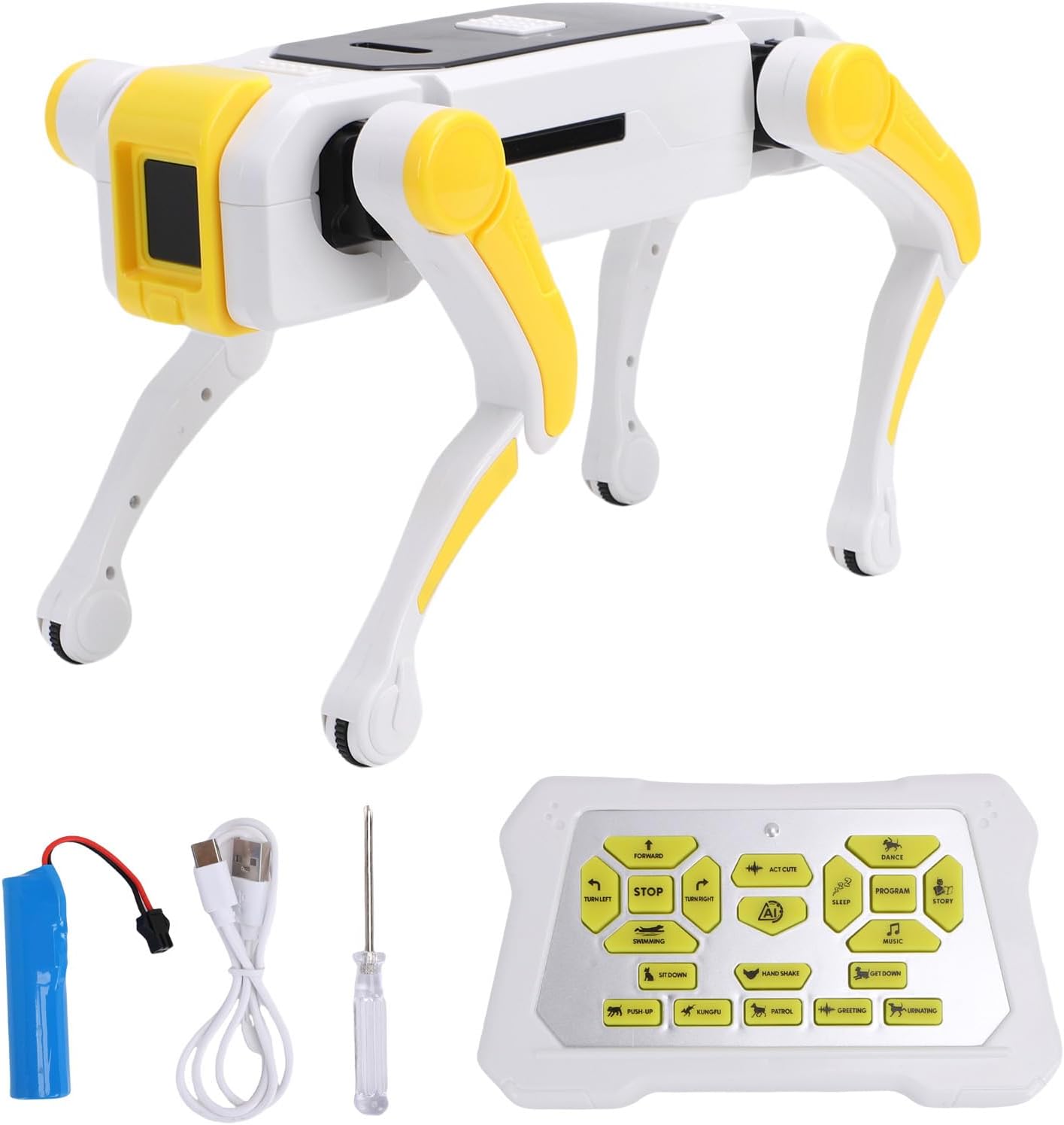 AI Mechanical RC Robot Dog (Without Gun) - Zambeel