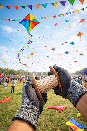 Anti - Cut Safety Gloves (Basant) - Zambeel