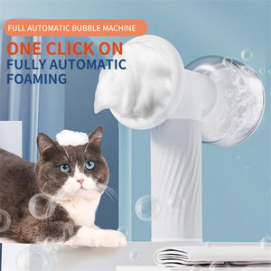 Automatic Foaming Dog Cat Bath Brush Dog Shampoo Brush With Soap Dispenser Electric Pet Grooming Massage Brush Pet Bath Brush Scrubber Comb For Dog Cat Pet Products - Zambeel