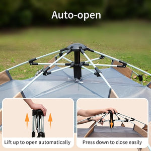 Automatic Hexagonal Camping Tent © - Zambeel