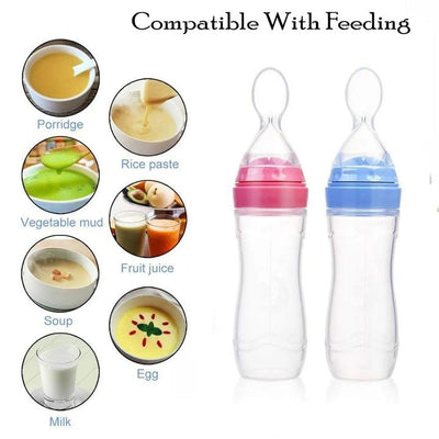 Baby Silicone Spoon Bottle (MHP - 068) - Zambeel