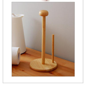 Bamboo Paper Roll Stand - Zambeel