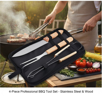 Barbecue Tools with Carry Case - Zambeel