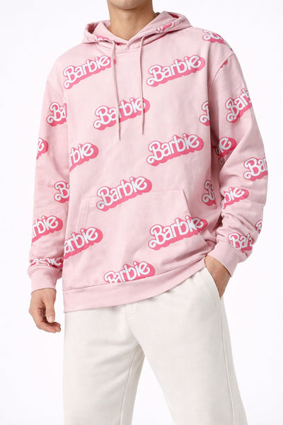 Barbie Logo Print Hoodie - Zambeel