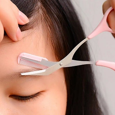 Beauty tools eyebrow scissors with eyebrow comb - Zambeel