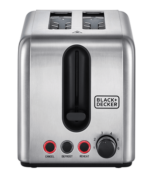 Black + Deckar - Stainless Steel Toaster (ET244 - 85) © - Zambeel