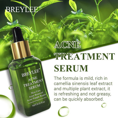 BREYLEE Acne Treatment Serum Face Facial Anti Acne Scar Removal Cream Skin Care Whitening Repair Pimple Remover For Acne - Zambeel