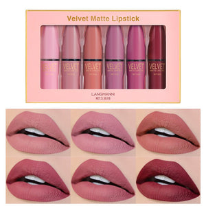 Bullet Matte Lipstick Set Matte Waterproof - Zambeel