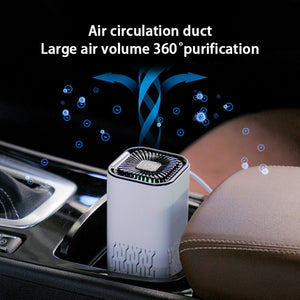 Car Air Purifier Portable Negative Ion Generator Remove Formaldehyde Dust Smoke Air Freshen Washer For Home Car - Zambeel