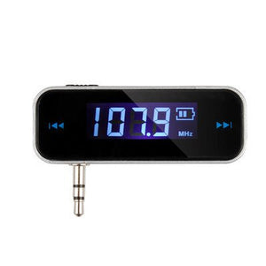Car FM FM transmitter Android phone universal 3.5mm aux audio fm transmitter play - Zambeel