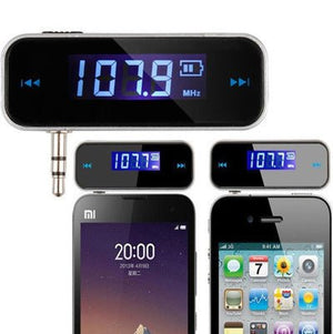 Car FM FM transmitter Android phone universal 3.5mm aux audio fm transmitter play - Zambeel