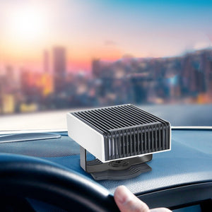 Car Heater Portable Car Heater Defrost Heater 180 - degree Rotation Car Heater & Cooling Fan 2 In 1 Fast Heating Low Noise - Zambeel