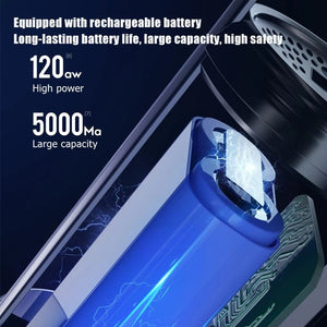 Car Vacuum Cleaner Wireless Rechargeable High - power Powerful Small Mini Portable - Zambeel