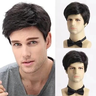 Classic Short Layered Men’s Wig - Zambeel