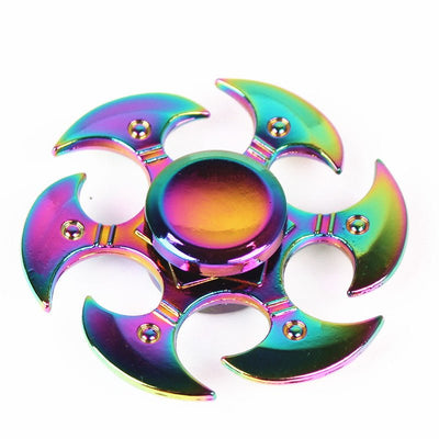 Colorful Alloy Fidget Spinner Electroplating Toy - Zambeel