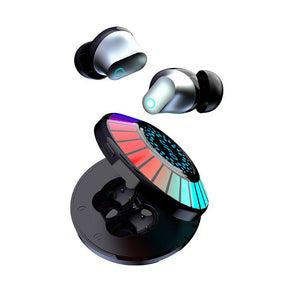 Colorful RGB Light Effect F9 Bluetooth Earphones - Zambeel