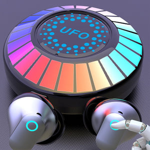 Colorful RGB Light Effect F9 Bluetooth Earphones - Zambeel