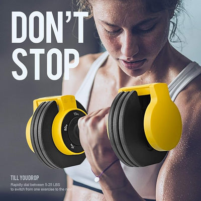 Compact Adjustable Dumbbell © - Zambeel