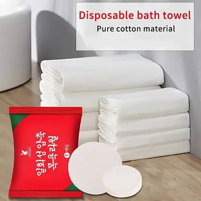 Compressed Disposable Bath Towel - Zambeel