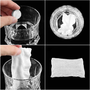 Compressed Towel Tissue Tablets - Zambeel