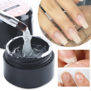 Creacked Repair Glue Nail Fiber Silk Extension Gel Fiberglass Poly UV Builder Gel Polish Manicure Art Prolonged Tool - Zambeel