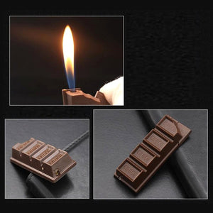 Creative Chocolate Torch Lighter Flame Cigarette Cigar Gas Butane Lighters Smoking Accessories Cute For Gift - Zambeel