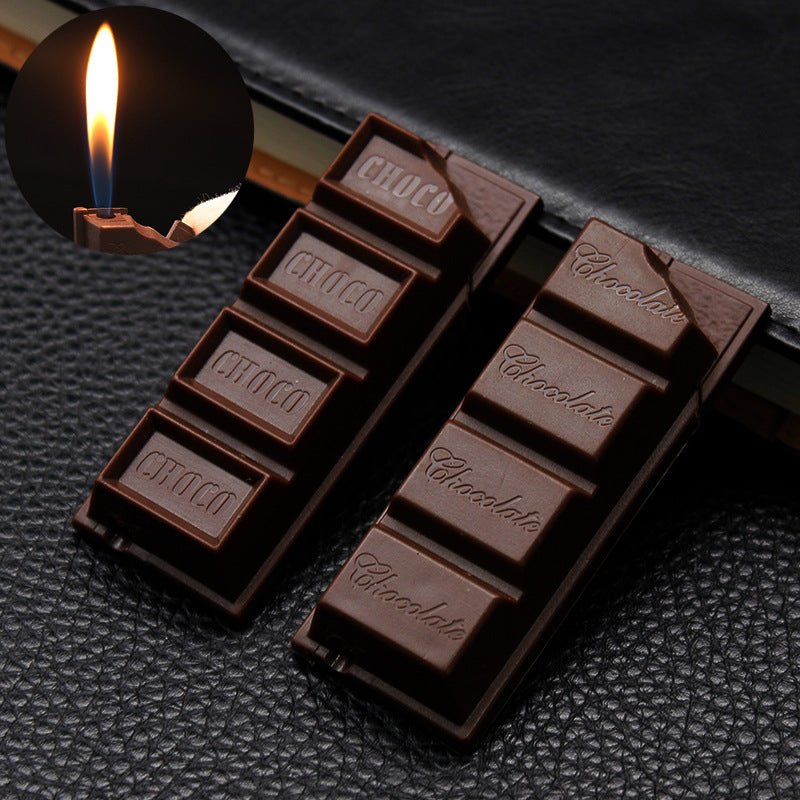 Creative Chocolate Torch Lighter Flame Cigarette Cigar Gas Butane Lighters Smoking Accessories Cute For Gift - Zambeel