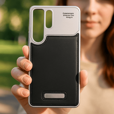 Creative Leather Patch Phone Case - Zambeel