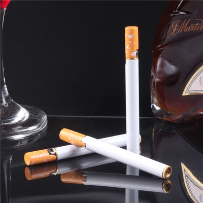 Creative Mini Lighter Butane Gas Metal Cigarette Shaped Lighter - Zambeel
