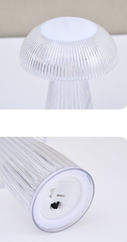 Creative Mushroom Atmosphere Electronic Jellyfish Table Lamp Home Decor - Zambeel