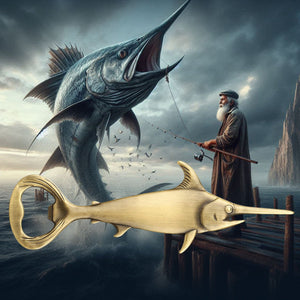 Creative Swordfish Handle Metal Beer Bottle Openers Kitchen Bar Accessories Tools Beer Gifts Beer Openors Kitchen Gadgets - Zambeel