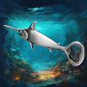 Creative Swordfish Handle Metal Beer Bottle Openers Kitchen Bar Accessories Tools Beer Gifts Beer Openors Kitchen Gadgets - Zambeel