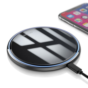 Cross - Border 10W Mirror Wireless Charger Fast Charge - Zambeel
