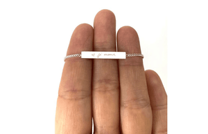 Custom Bar Bracelet - Zambeel