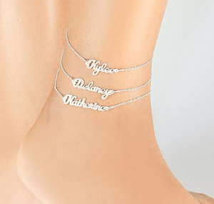 Custom Name Anklet - Zambeel