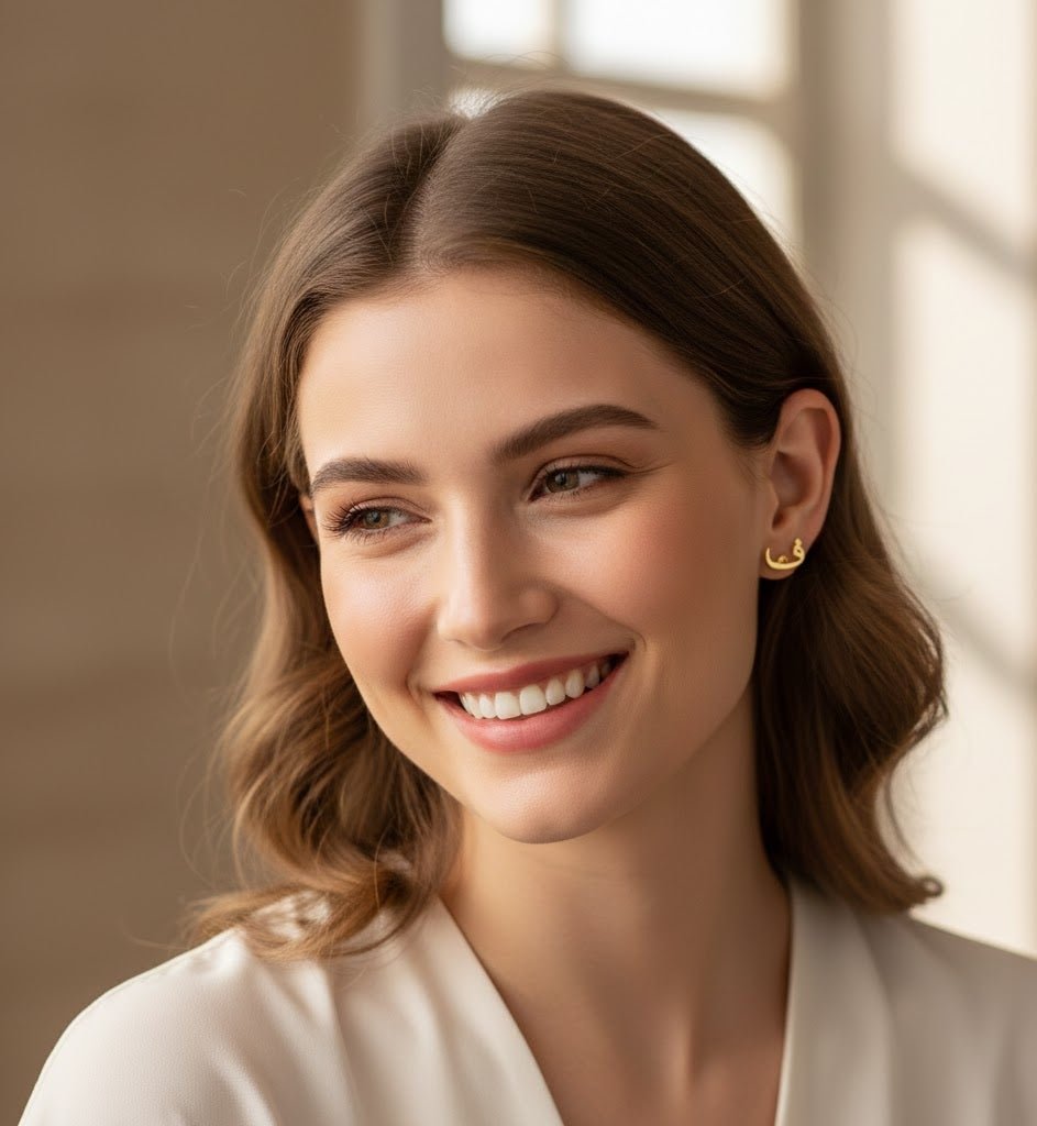 Custom Stud Earring Arabic - Zambeel