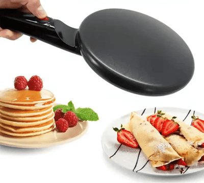 Cyber Silver Crest - Electric Crepe Maker - Zambeel