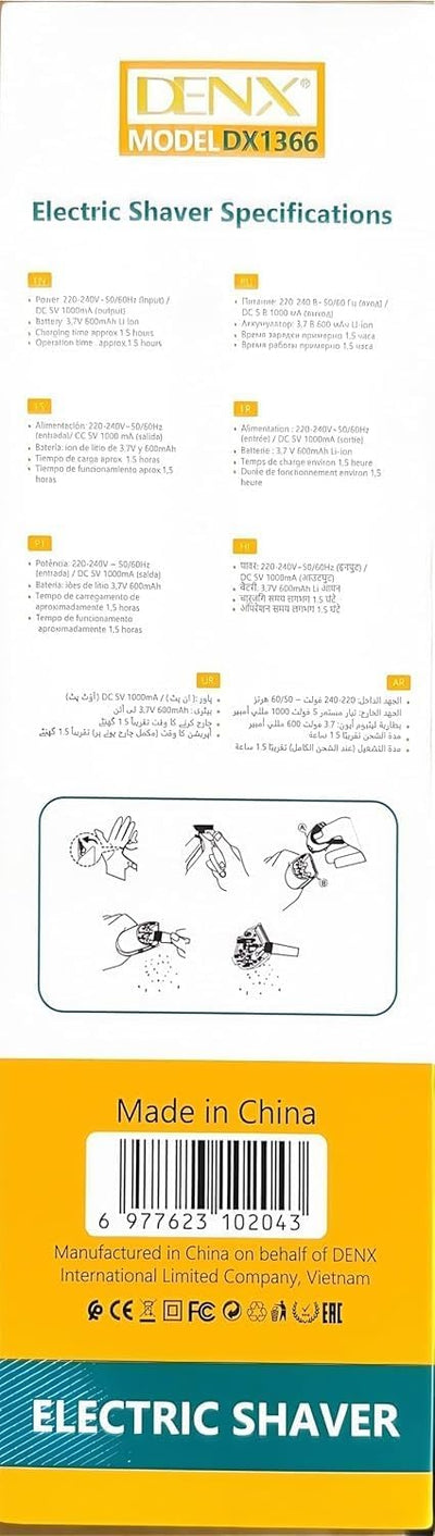 Denx - Electric Shaver & Grooming Kit - Zambeel