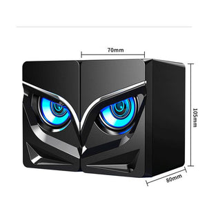 Desktop Computer Sound Bar Speakers with Compact Maneuverable Size Bluetooth Speaker - Zambeel