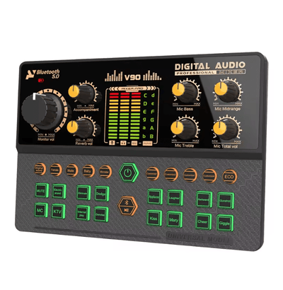Digital Mixer Live Sound Card - Zambeel